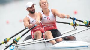 Racing gets underway (3) at the 2019 World Rowing Cup II in Poznan, Poland