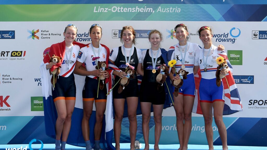 Saturday Podiums at the 2019 World Rowing Championships in Linz Ottensheim