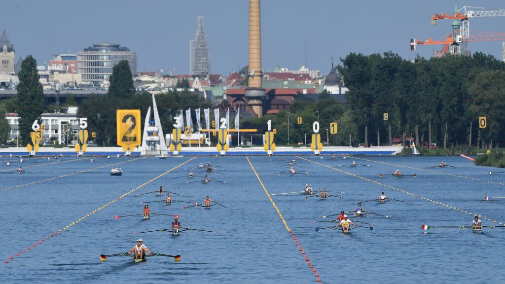 Wednesday Training at the 2018 World Rowing Under 23 Championships in Poznan